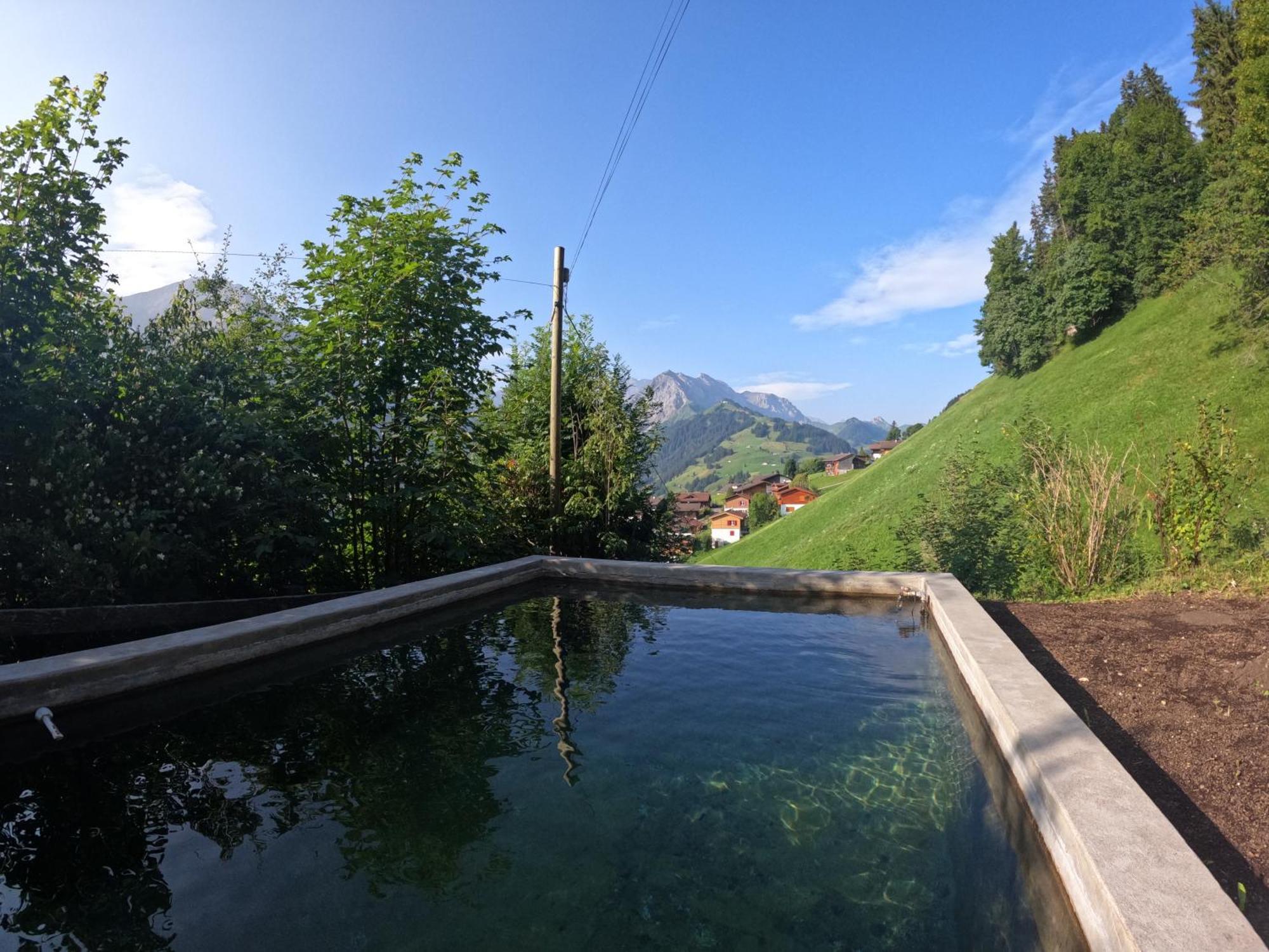 Chalet Sonnenheim Mit Atemberaubender Aussicht Adelboden Exterior foto